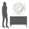 Americanflat Mirror with Strap - Hanging Mirror for Wall - Mirror for Bathroom, Bedroom, Entryway, Living Room - Large Mirror for Wall Décor